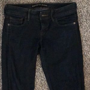 Express denim cropped pants